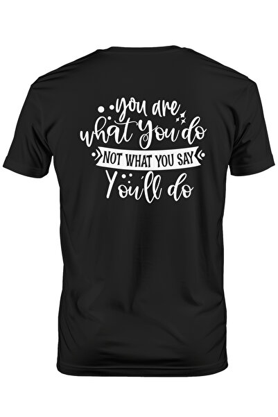 StoryGift Romania Tricou Barbati Cu Mesajul "tu Esti Ceea Ce Faci, Nu Ceea Ce...