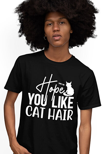 StoryGift Romania Tricou bărbătesc cu o pisică și mesajul „sper că îți place ...