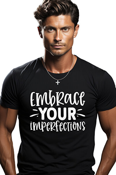 StoryGift Romania Tricou bărbătesc pentru cei care își acceptă imperfecțiunil...