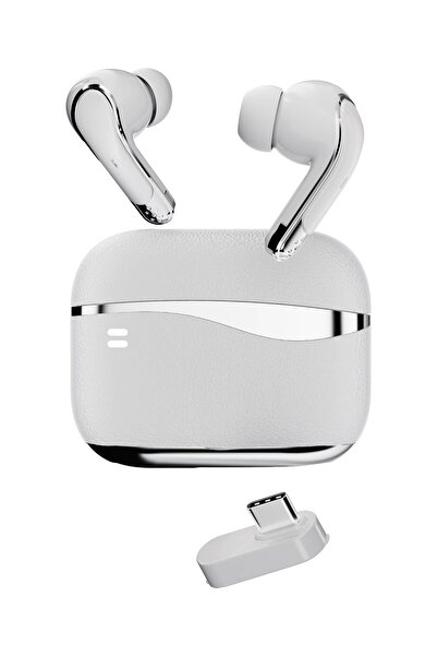 SWORD RS90PRO ANC Bluetooth 5.4 Kulaklık, 25ms Düşük Gecikme, 2.4G Dongle,IPX4, Uzun Pil, Bass,Andro