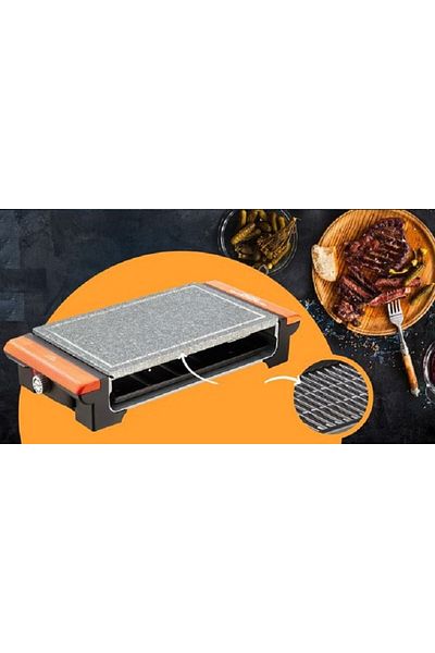 ETA Gratar Electric 2 In 1 Vital 1162, 1300 W, Piatra Pentru Preparare Lenta, Termostat