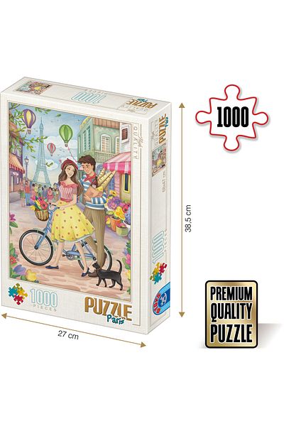 D-Toys Gross Zselyke, Paris - Adult Puzzle 1000 pieces - Original Design