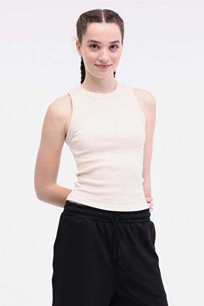 lumberjack Wb Ribana 10Ssb106 5Fx Beige Women's Undershirt