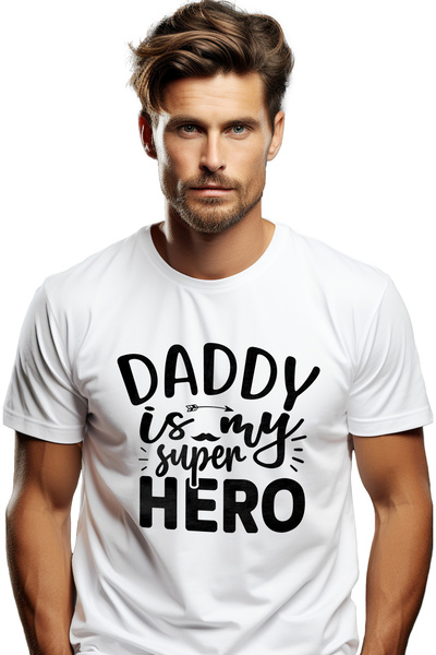StoryGift Romania Tricou Barbati pentru copiii care isi considera tatal un er...