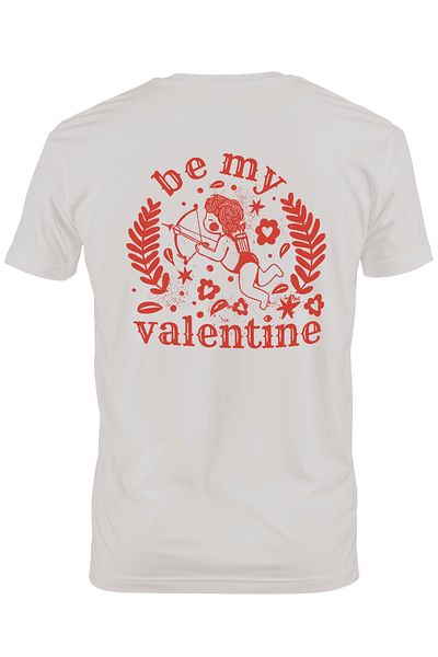 StoryGift Romania Men's T-Shirt Valentine's Day Gift, For Him And Her, February 14th With The Message Be Stg