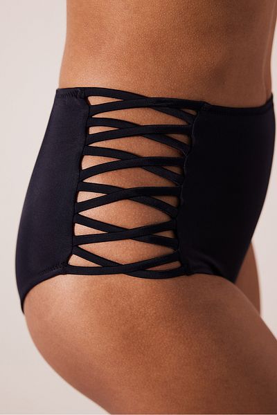 Penti Schwarzes High Fashion-Bikinioberteil