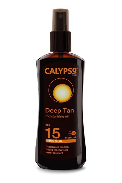 Calypso Deep Tanning Monoi Tahiti Oil Spray with SPF15, 200 ml