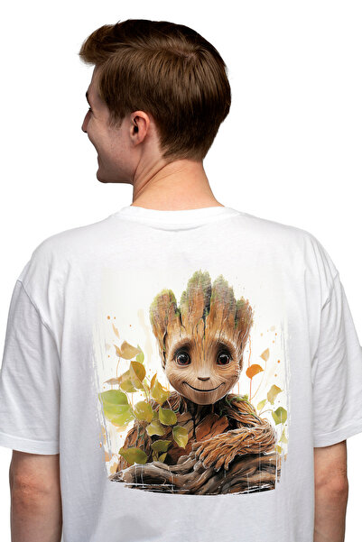 StoryGift Romania Tricou bărbătesc cu imprimeuri frunze, Groot, Alien, Marvel...