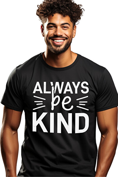 StoryGift Romania Tricou bărbătesc cu mesaj motivațional în engleză „always B...