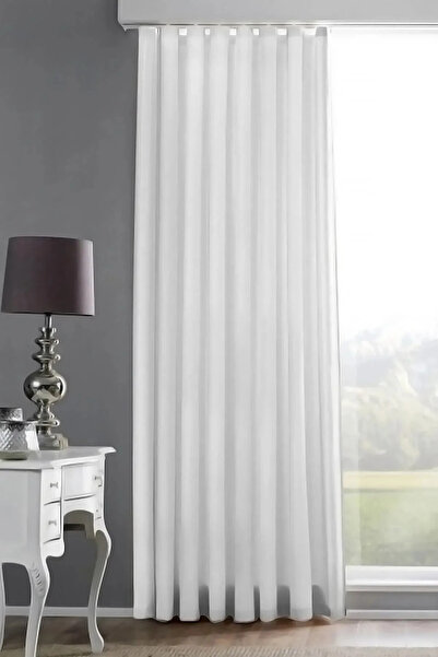 Np Narin homee TYC White Sunshade Tulle (1/3) تنورة ذات طيات متكررة مناسبة لأ...