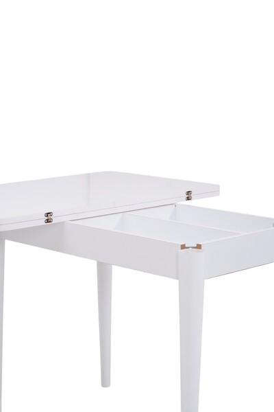 Erezogulları Mobilya Damla Açılır Mdf Döner Mutfak Masası 60*100cm
