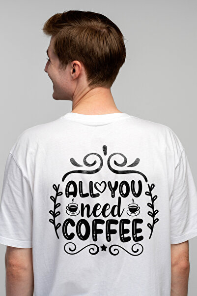 StoryGift Romania Tricou Barbati Pentru Iubitorii De Cafea Cu Textul "all You...