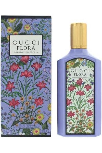 Gucci Flora Gorgeous Magnolia Eau de Parfum for Women by Gucci, 100 ml