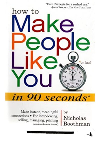 Manjul Publishing House كيف تجعل الناس يحبونك في 90 ثانية أو أقل