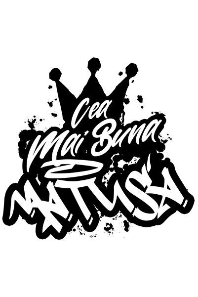 StoryGift Romania Sticker Eticheta 40CM Pentru Cea Mai Buna Matusa, Apreciere...