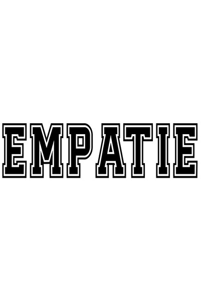 StoryGift Romania Sticker Autocolant 70CM Empatie, Mesaj Motivational, Text Inspirational, Self Care cu Margini