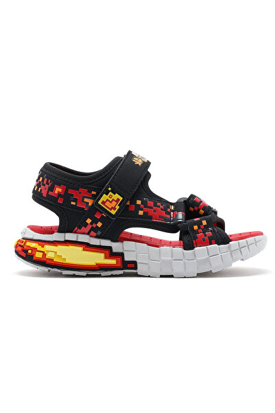 SKECHERS Megasplash 4K Çocuk Siyah Sneaker Ayakkabı 402161L BKRD
