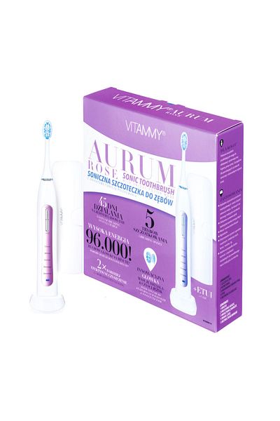 Vitammy VITAMMY Aurum Rose electric toothbrush, 96000 vibrations/min, 5 brushing modes