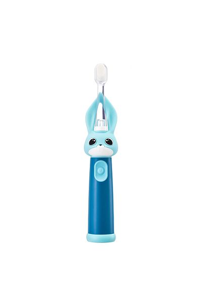 Vitammy Vitammy Bunny Blue electric toothbrush, for children 0-3 years old, with LED light