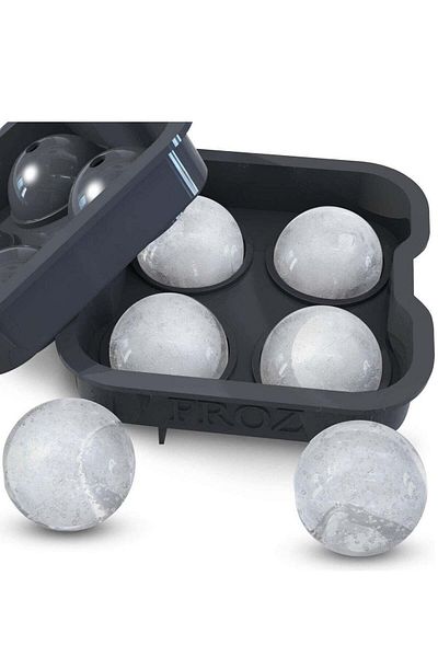 Generic Vitacelli Ice Ball Maker – Novelty Food-Grade Silicone Ice Mold Tray With 4 X 4.5cm Ball