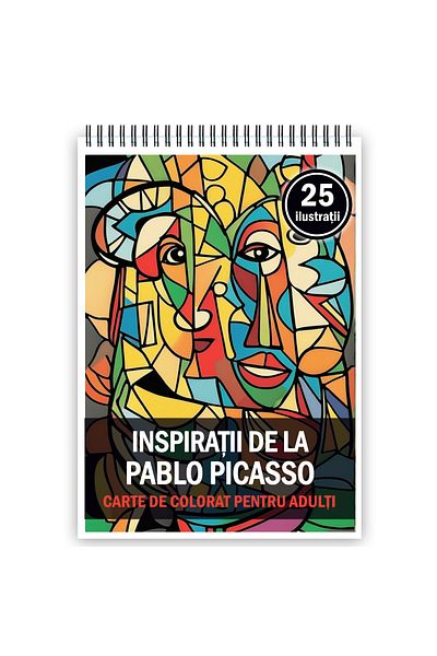 Legendary Gifts Adult Coloring Book, 25 Illustrations, Pablo Picasso, 56 Pages