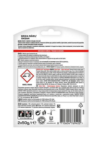 Domestos Tablete pentru bazinul toaletei Domestos Total Hygiene