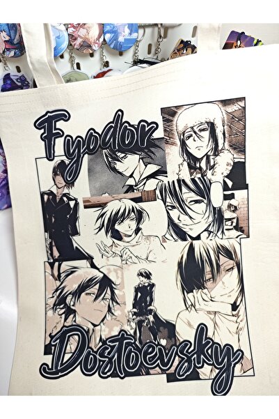 Yenaplanner Bungou Stray Dogs Fyodor Bez Poşet / Bez Çanta ( 1 adet)