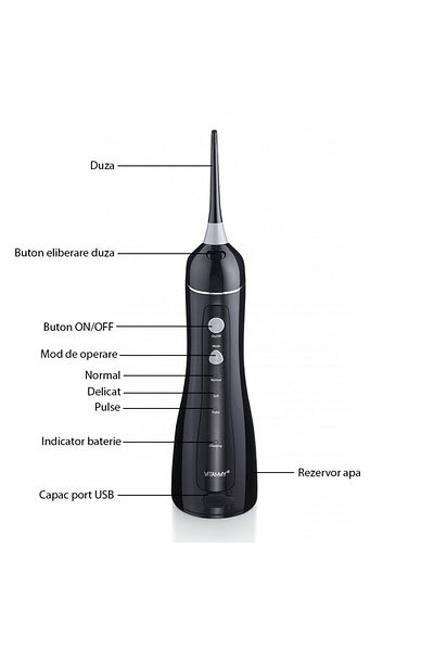 Vitammy Vitammy Hydra oral irrigator/mouthwash, professional, 3 operating modes, waterproof