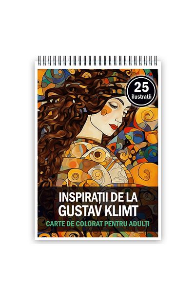 Legendary Gifts Coloring Book For Adults, 25 Illustrations, Gustav Klimt, 56 Pages, Format: A5