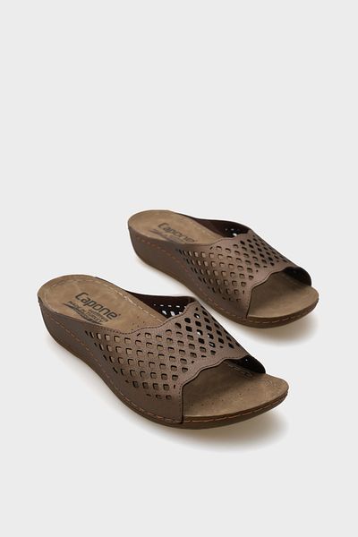 Capone Outfitters Capone Z0385 Copper Anatomische Komfort-Hausschuhe für Damen