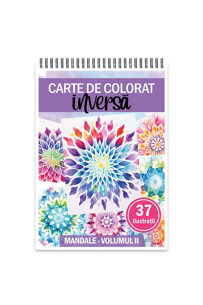 Legendary Gifts Reverse Coloring Book With 37 Illustrations, Mandalas - Volume Ii, 80 Pages, Format: A5