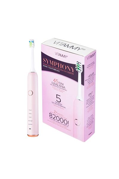 Vitammy VITAMMY Symphony electric toothbrush, 82000 vibrations/min, 5 brushing modes