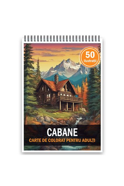 Legendary Gifts Coloring Book, 50 Illustrations, Cottages, 106 Pages, Format: A5