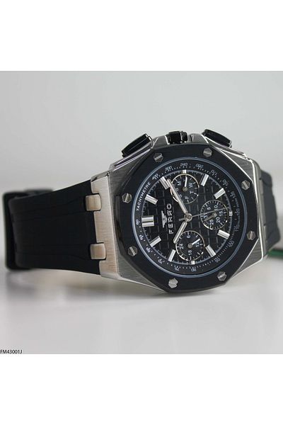 FERRO Fm43001J Men's Wrist Watch with Silicone Cord