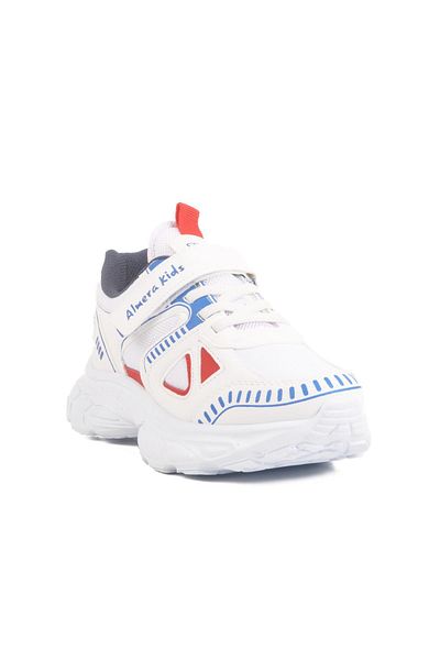 Almera White-Navy Blue Children's Sports Shoes Almera 1500 F