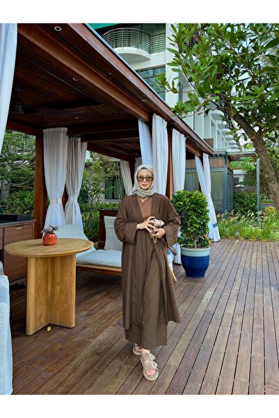 Motto Collection Kahve Kimono Takım