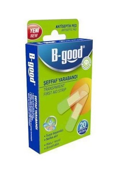 B-GOOD ضمادات شفافة 20 قطعة
