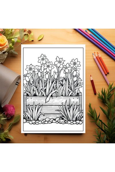 Legendary Gifts Coloring Book For Adults, 50 Illustrations, Floral Arrangements - Volume I, Format: A5