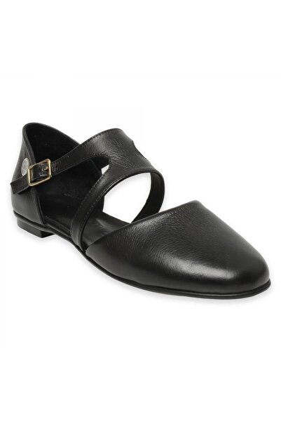 Mammamia D25ya-885 Black Pen Balerini pentru damă