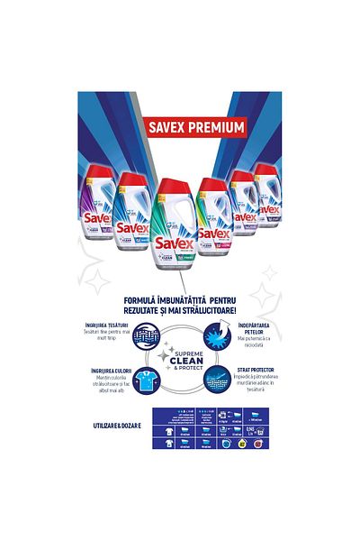 SAVEX Detergent Lichid SAVEX PREMIUM FRESH