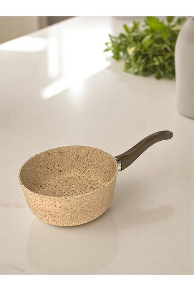 COZA LİFE Cream Colored Granite Milk Jug - Sauce Bowl - 14cm - 500ml