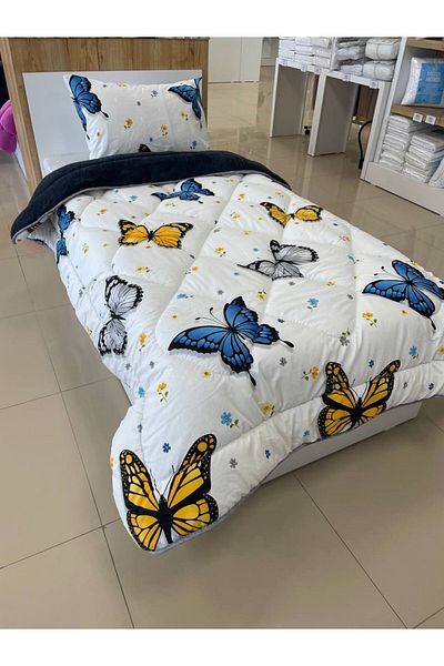 VİLERA HOME Welsoft Quilt with Soft Single Pillow Case