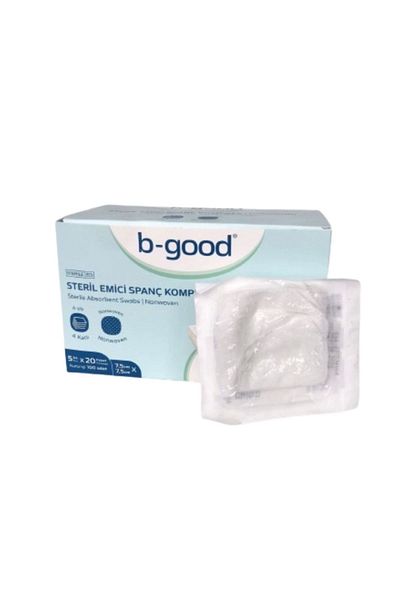 B-GOOD Nonwoven Gas Compress 7.5 X 7.5 cm 100Pcs