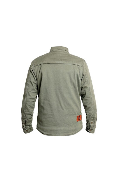 Tech90 Olive Korumalı Motosiklet Ceketi 5007