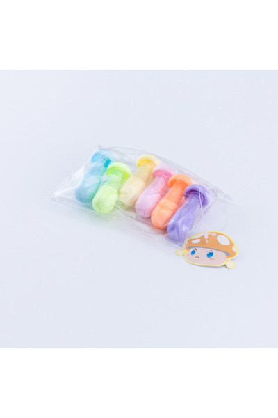 Bimotif 6lı işaretleme kalem seti, karışık renkli