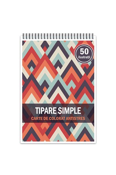 Legendary Gifts Anti-stress Coloring Book, 50 Illustrations Simple Patterns, 106 Pages, Format: A5