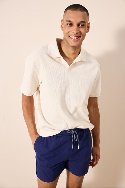 Penti Sea Shorts - Marineblaues Streifendesign
