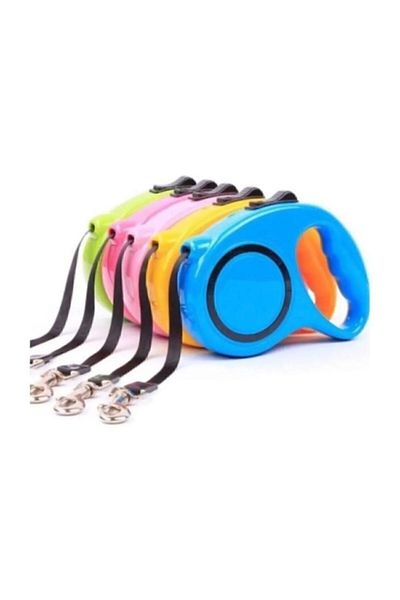 eminonundenal Automatic 5 Meter Retractable Cat Dog Collar with Reel