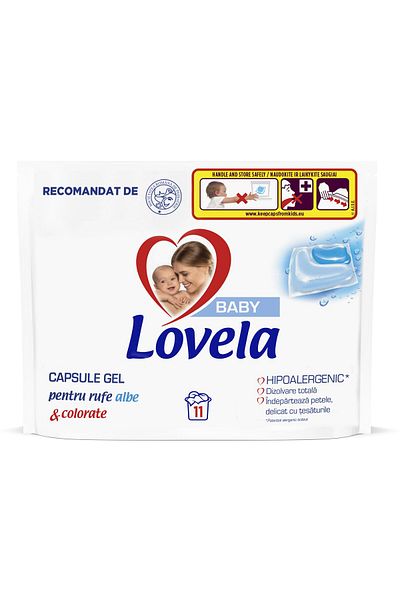 LOVELA Gel capsule detergent for white and colored laundry
