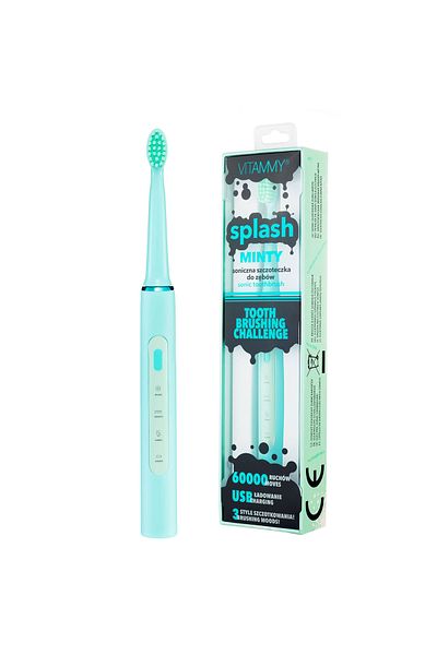 Vitammy VITAMMY Splash TB8132A-CE Minty electric toothbrush, 60000 vibrations/min